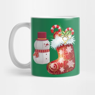 Christmas  Snowmen With Shocks Mug